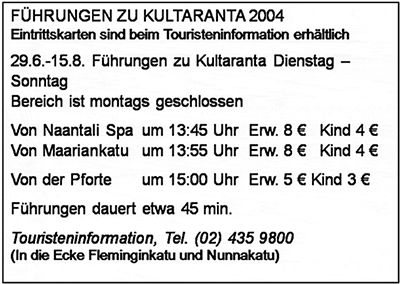 Fehlende Informationen