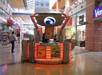 National Lottery booth, 7 stars mall